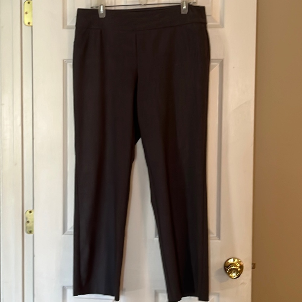 Grey Pull On Dress Pants
